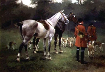 La caza (óleo sobre lienzo)