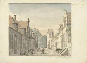 Calle en el pueblo de Oosterland en Duiveland
Pueblo de Oosterland (título en el objeto)