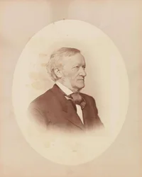 Retrato del compositor Richard Wagner 1813-1883, c. 1870