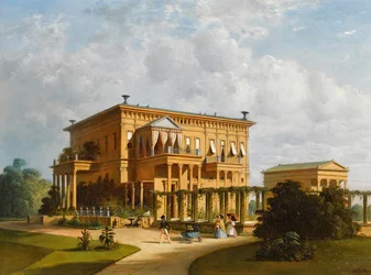 Palacio de verano del Duque de Leuchtenberg en Sergievka