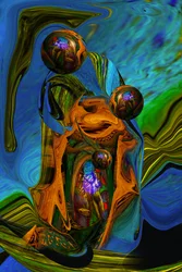 Puerta azul