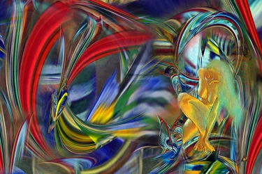Desnudo y pájaro