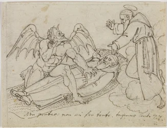Boceto para Guido da Montefeltro (Infierno de Dante, canto 27)