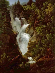 Cascada en las Tierras Altas de Berna