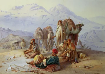 Un campamento árabe