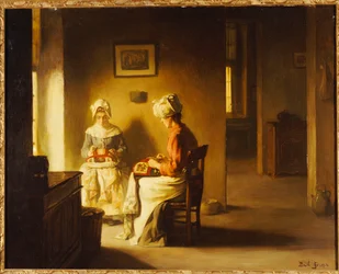 Costureras en un interior