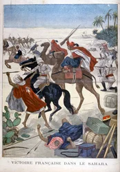 Victoria francesa en el Sahara, 1900