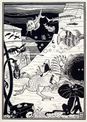 Había una gran variedad de árboles altos y nobles, cargados de frutos marinos, como langostas..., 1895
