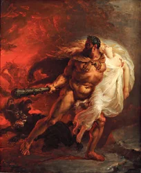 Hércules arrancando a Alceste del Infierno, ca 1806