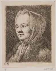 Retrato de una mujer de mediana edad