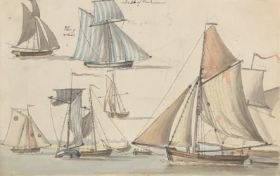 Duque de Richmond: balandros, goletas, botes de remos