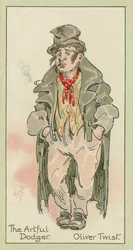 Artful Dodger, Oliver Twist (litografía en color)