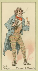 Bob Sawyer, Pickwick Papers (litografía en color)
