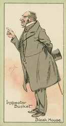 Inspector Bucket, Bleak House (litografía en color)