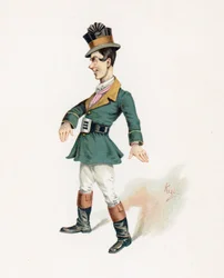 Sr. Bailey Jr., ilustración de 