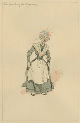 La anfitriona de la mansión, c.1920s