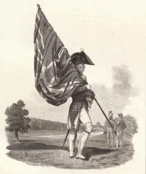 Un oficial de la Guardia en uniforme completo, c1812 1909