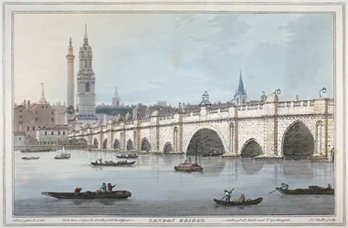Puente de Londres antiguo, 1795