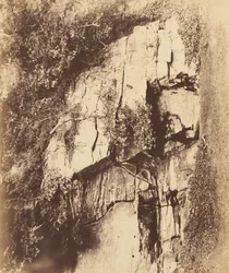 Abadía de Fountains. La roca del eco, 1850s