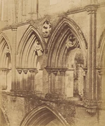 Abadía de Rivaulx. Los arcos del triforio