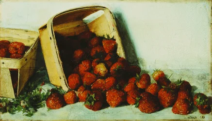 Cesta de fresas, 1883