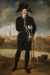 Retrato de Bernard-François, marqués de Chauvelin (óleo sobre lienzo)