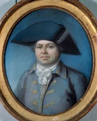 Retrato de Georges Cadoudal (1771-1804) uno de los chouans más famosos. Pintura de Joseph Ducreux (1735-1802). Siglo XVIII. Orleans, Museo de Bellas Artes