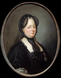Retrato de María Teresa de Austria (1717-1780), Emperatriz reina de Hungría y Bohemia