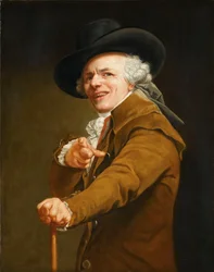 Autorretrato del artista en el papel de un burlón, c. 1793