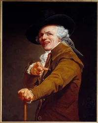 Autorretrato del artista bajo los rasgos de un burlón