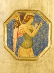 Ángel con una cruz (detalle)
