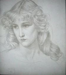 Cabeza de una niña