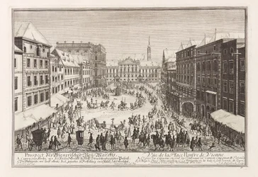 Viena Neuer Markt Nuevo Mercado, 1719