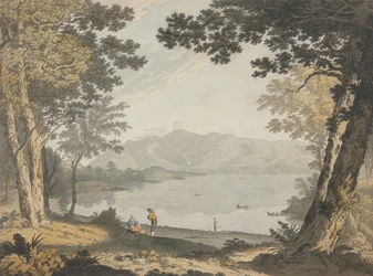 Vista de Skiddaw y Derwentwater