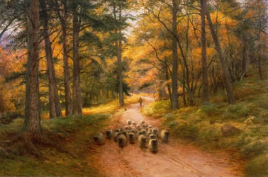 Regreso a casa (óleo sobre lienzo)