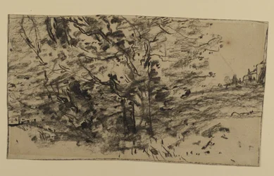 Estudio de árboles, 1870
