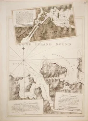 Carta de Oyster Bay y Huntington Bay, Long Island Sound