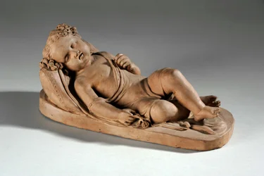 Maqueta para Jane Gott como un bebé en el bosque