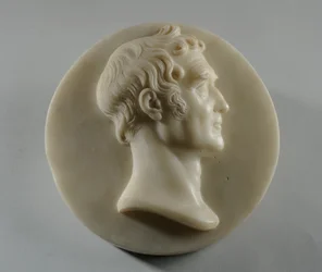 Retrato en medallón de Benjamin Gott