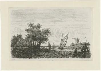 Barcos en un lago