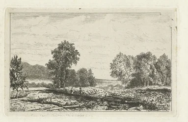 Paisaje con dos figuras