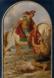 San Martín con el mendigo