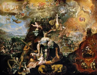Barroco: Alegoría (Apocalipsis) de Joseph Heintz el Joven (c. 1600-después de 1674)