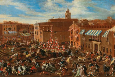 La caza del toro en Campo San Polo