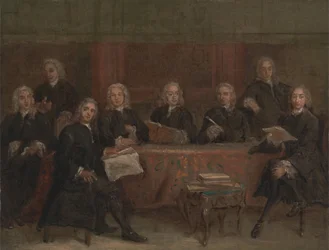 Estudio para un Retrato de Grupo, entre 1729 y 1730