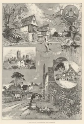 Un pueblo modelo, Patricksbourne, cerca de Canterbury