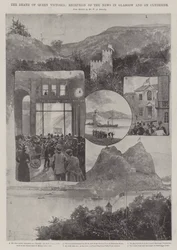 La muerte de la Reina Victoria, recepción de la noticia en Glasgow y en Clydeside