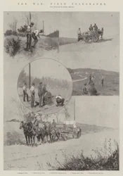 La guerra, telegrafía de campo