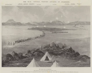 La guerra, el avance del General French en Colesberg