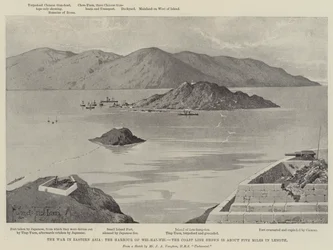 La guerra en Asia Oriental, el puerto de Wei-hai-Wei